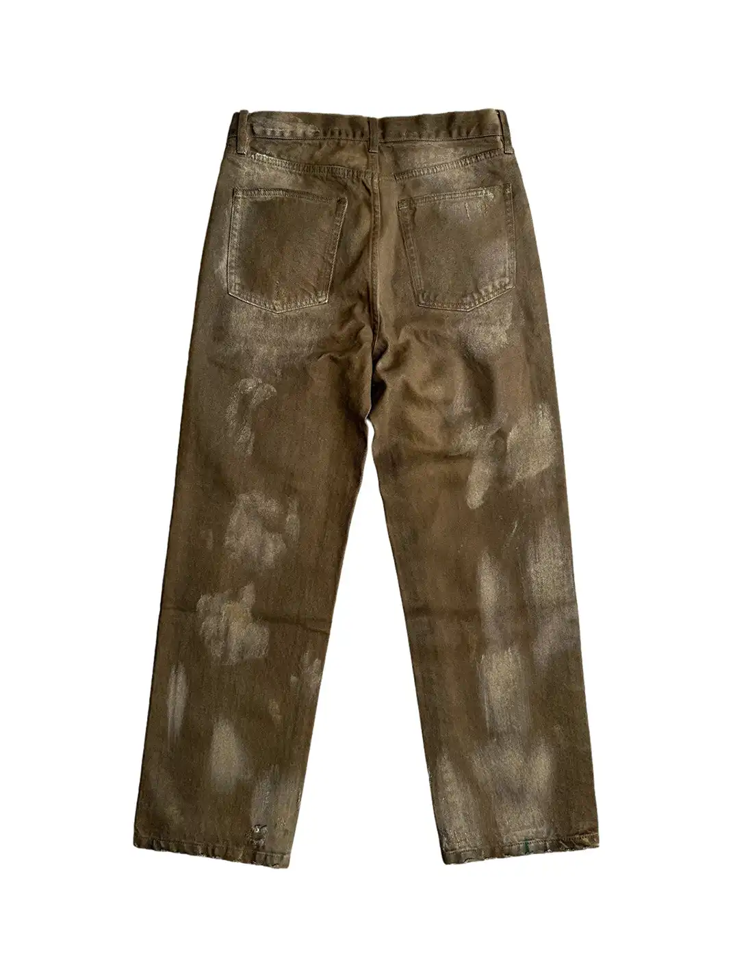 UNKNOWNWORLD | Distressed Mud Dye Jeans