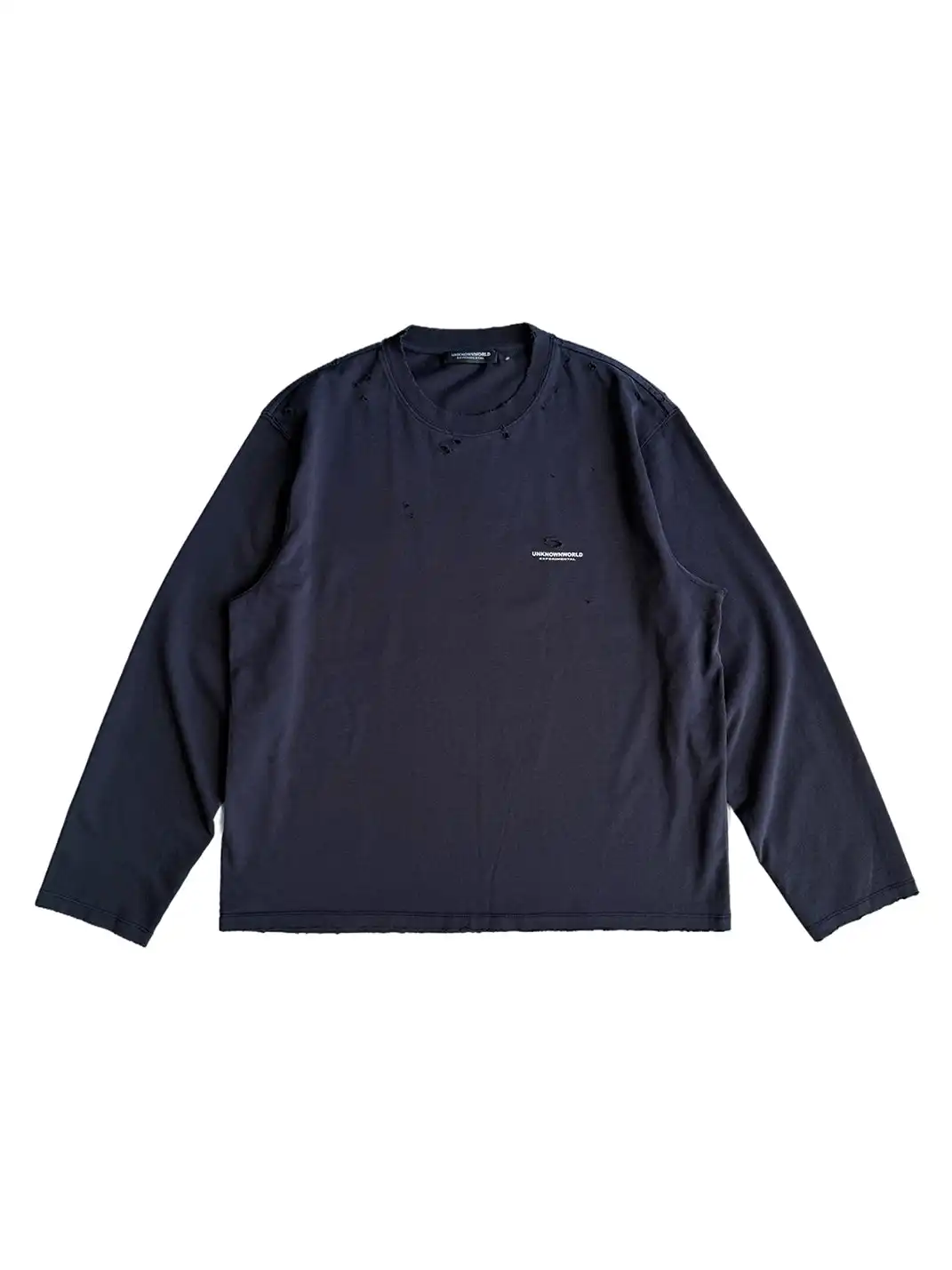 UNKNOWNWORLD | Ripped Oversize Long Sleeve