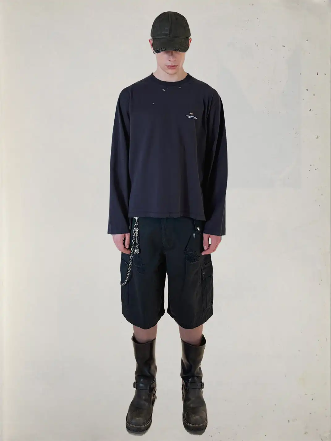 UNKNOWNWORLD | Ripped Oversize Long Sleeve