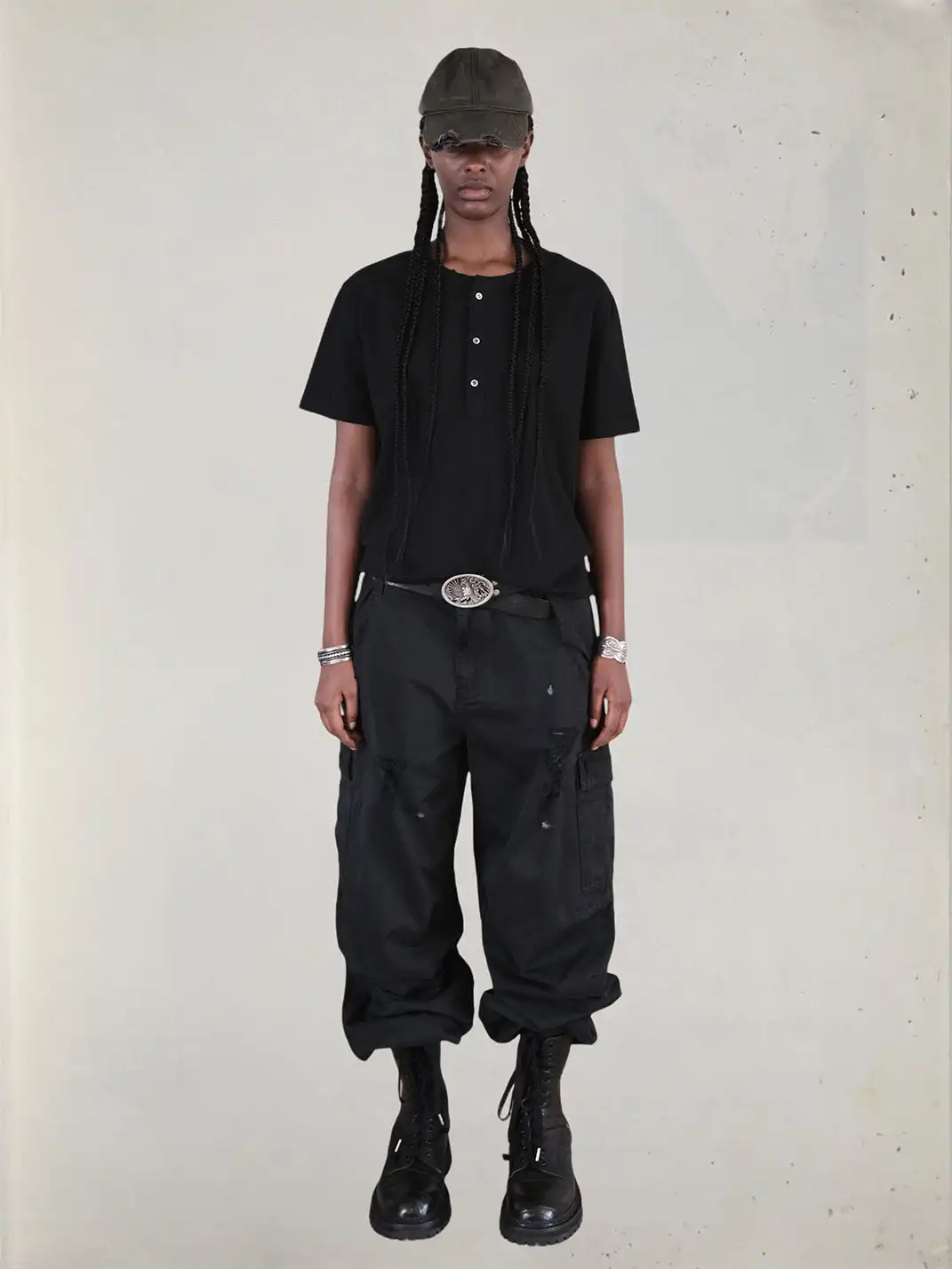 UNKNOWNWORLD | Ripped Cargo Pants