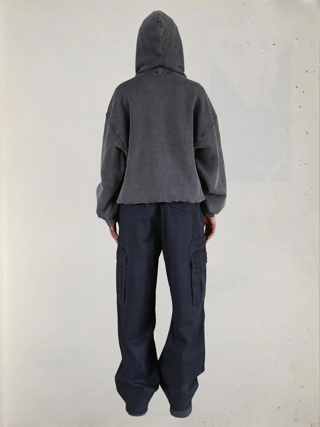 UNKNOWNWORLD | "AMERICAN PSYCHO" Distressed Hoodie