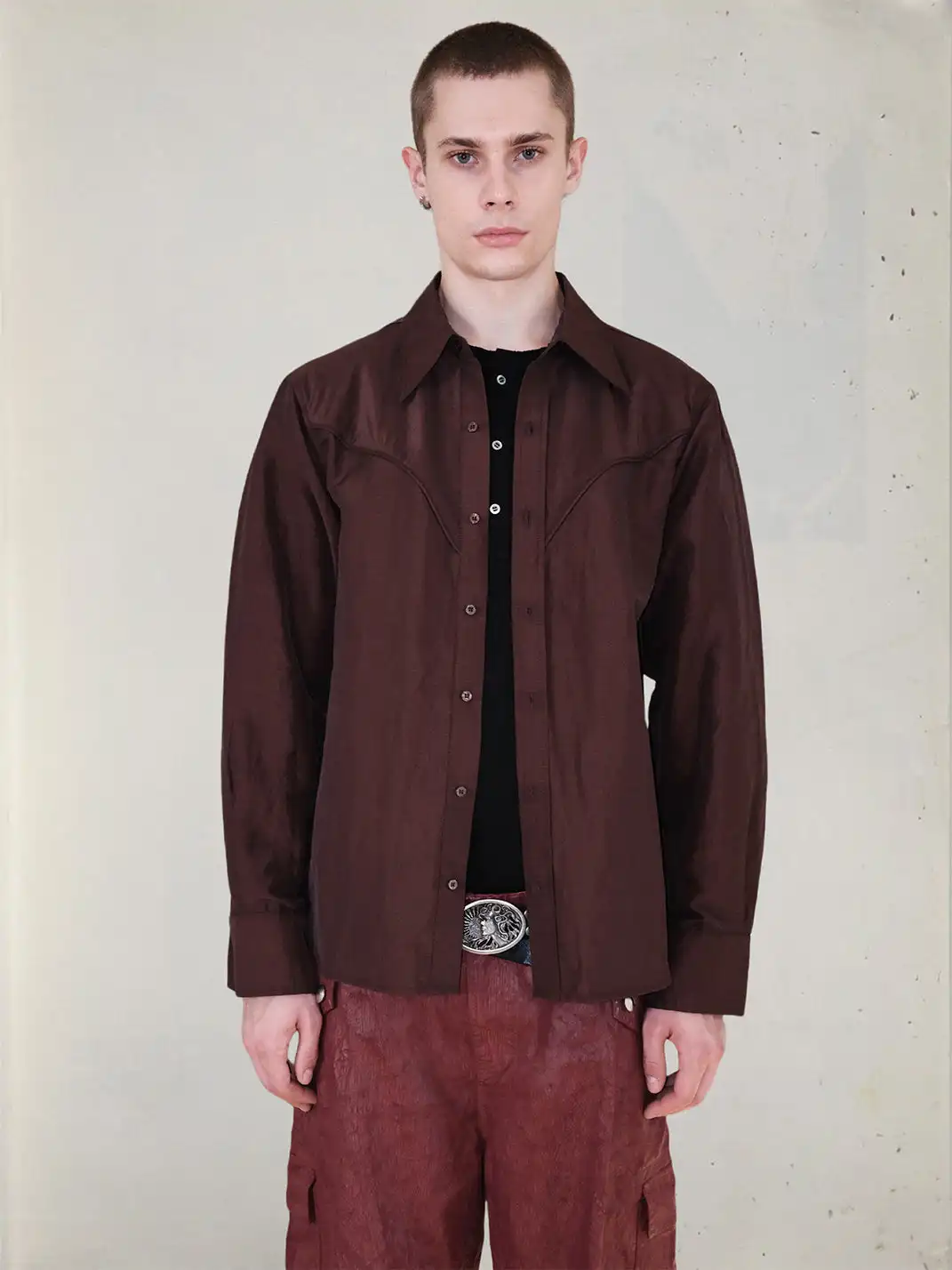 UNKNOWNWORLD | Silk Blend Shirt