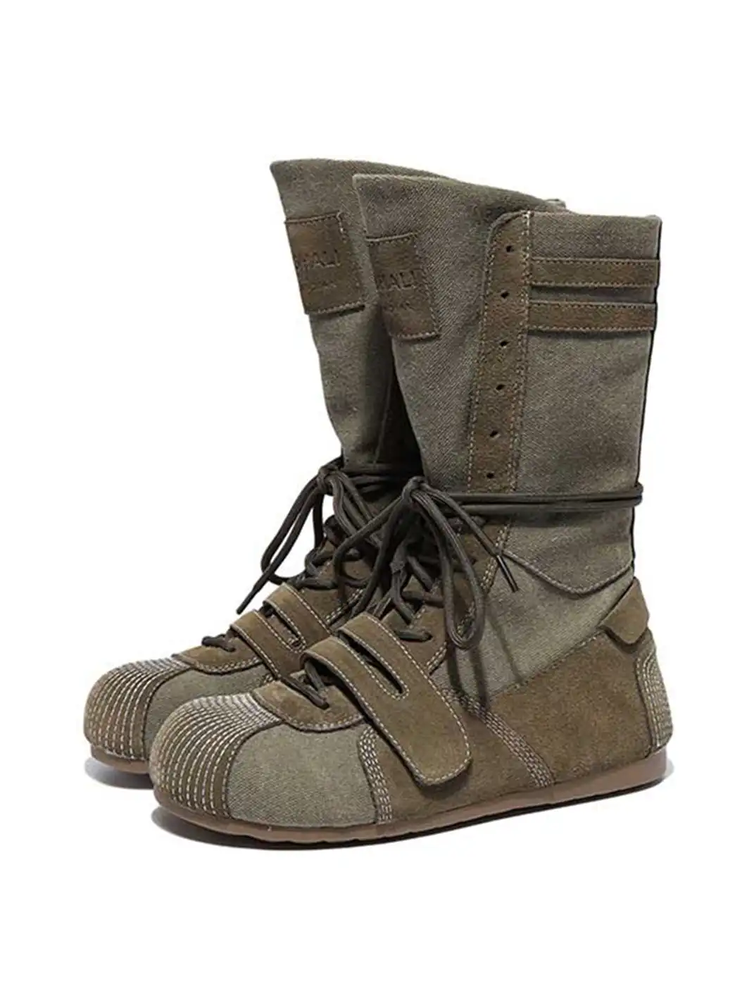 GSL | "Knockout Pro" Hybrid Velcro Boxing Trainer Boots