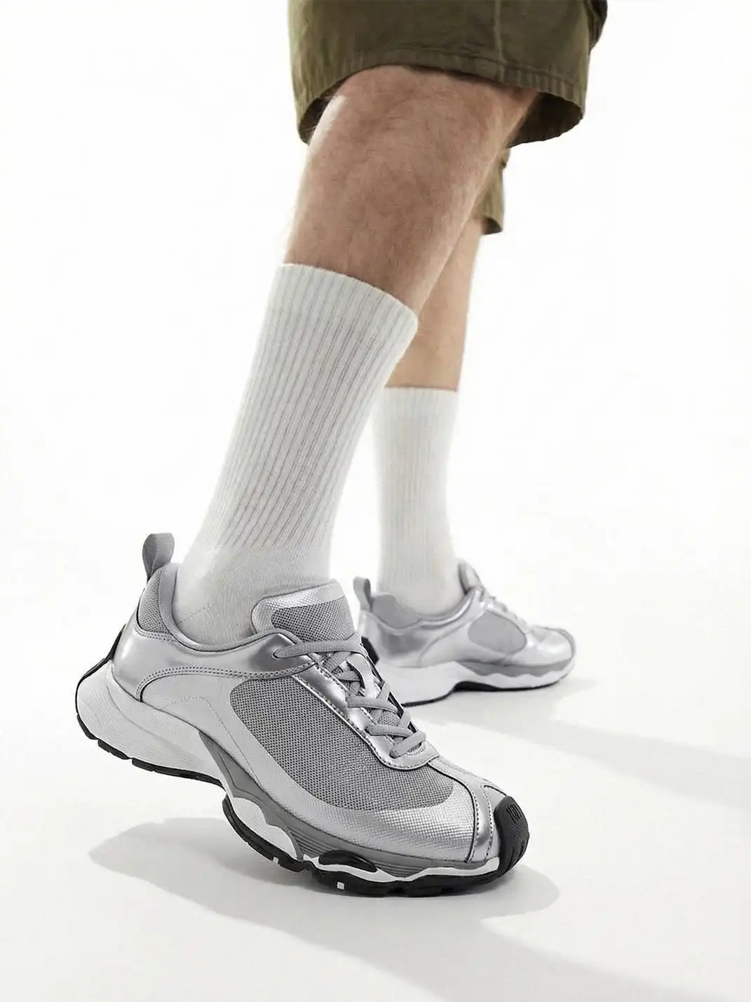SALAXI | "Metallic Blade" Lightweight Dad Sneaker