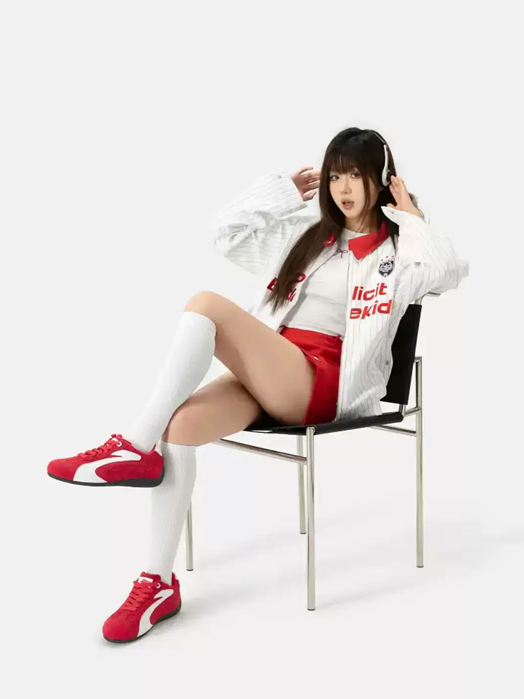 SENGUOGUO | "Apex" Retro Motor Sports Racing Trainer-Red