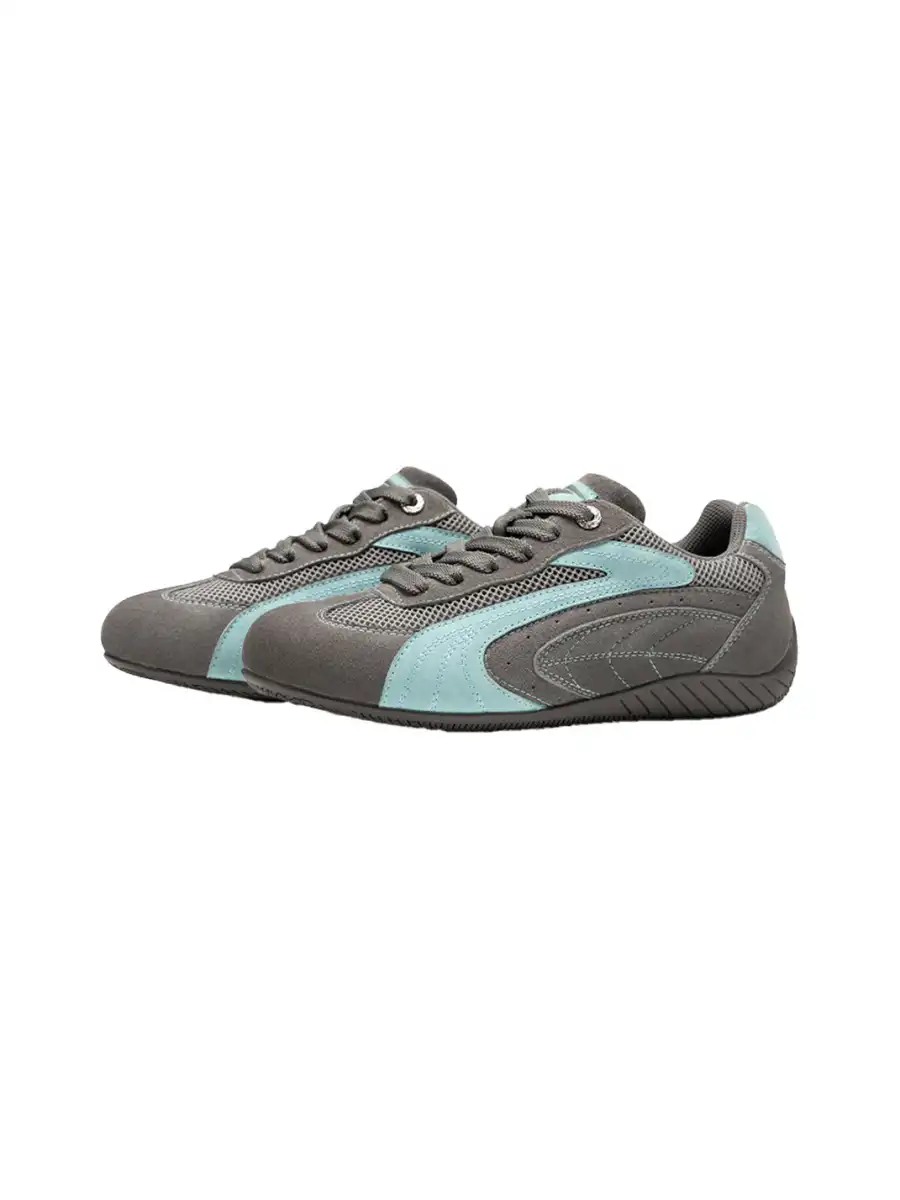 SENGUOGUO | "Apex" Retro Motor Sports Racing Trainer-Gray - 2