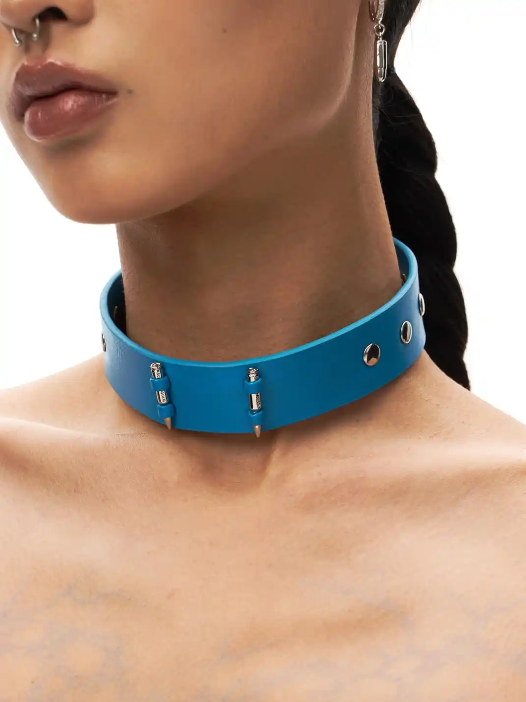 SchwarzGold | Bullet Leather Choker