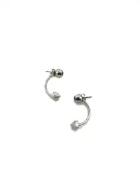 SchwarzGold | Split Cross Stud Earrings