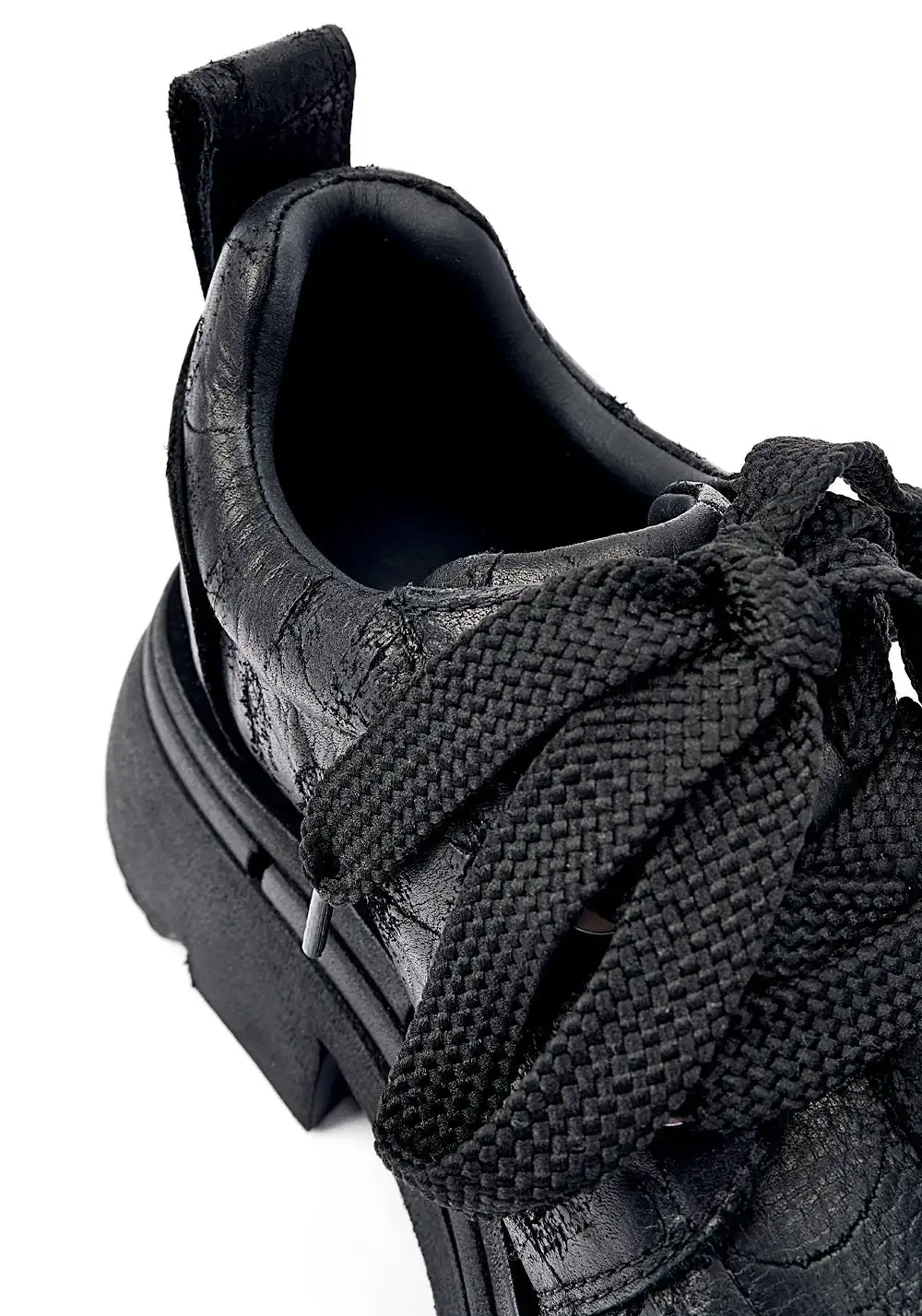 NEXT IMPULSIVE丨"Nocturne Bloom" Sequin Lace-up Shoes