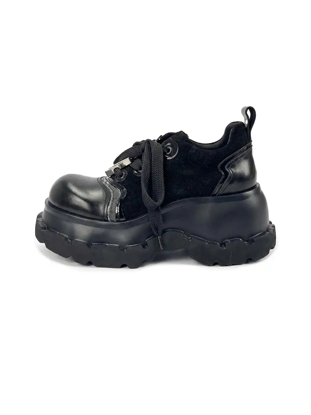 NEXT IMPULSIVE丨"Nocturne Creed" Platform Lace-up Shoes