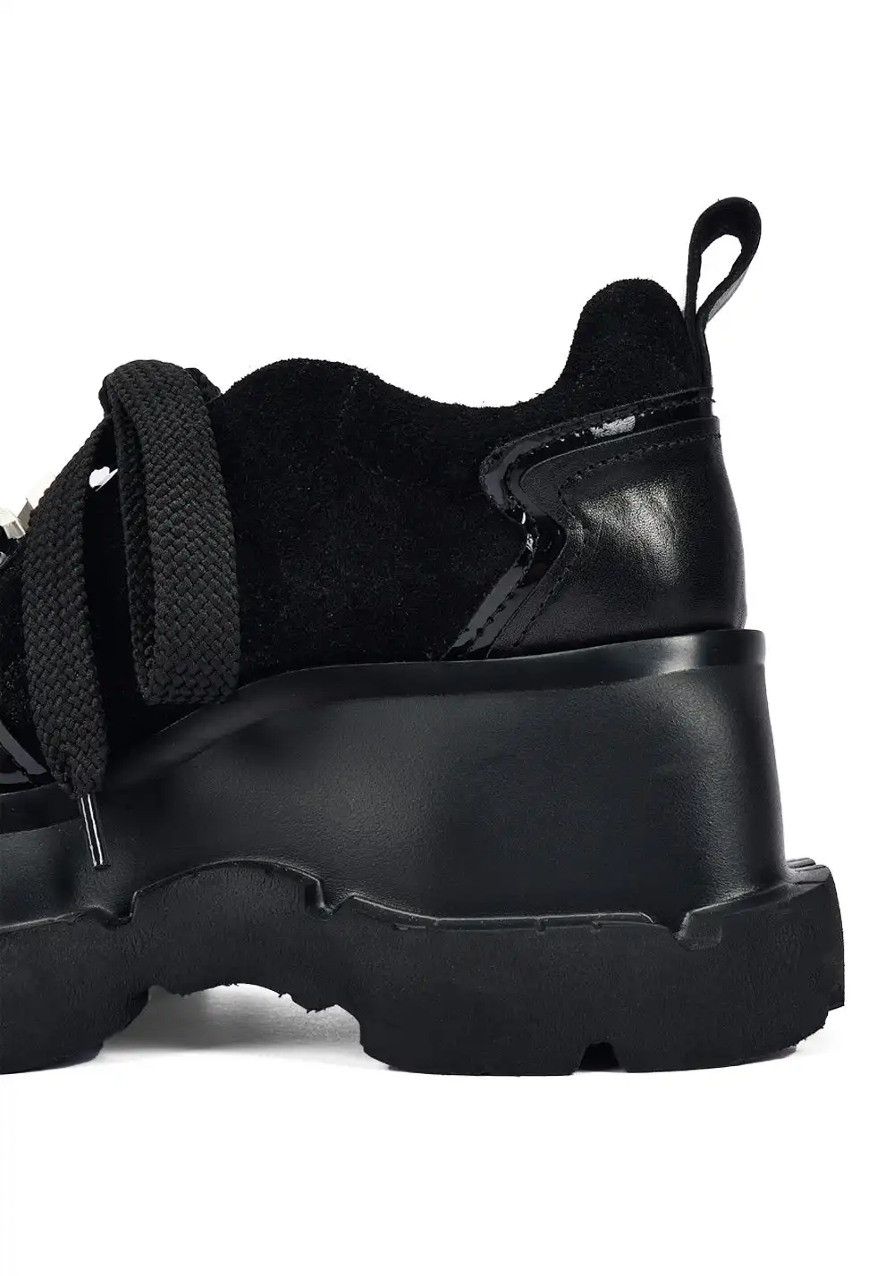NEXT IMPULSIVE丨"Nocturne Creed" Platform Lace-up Shoes