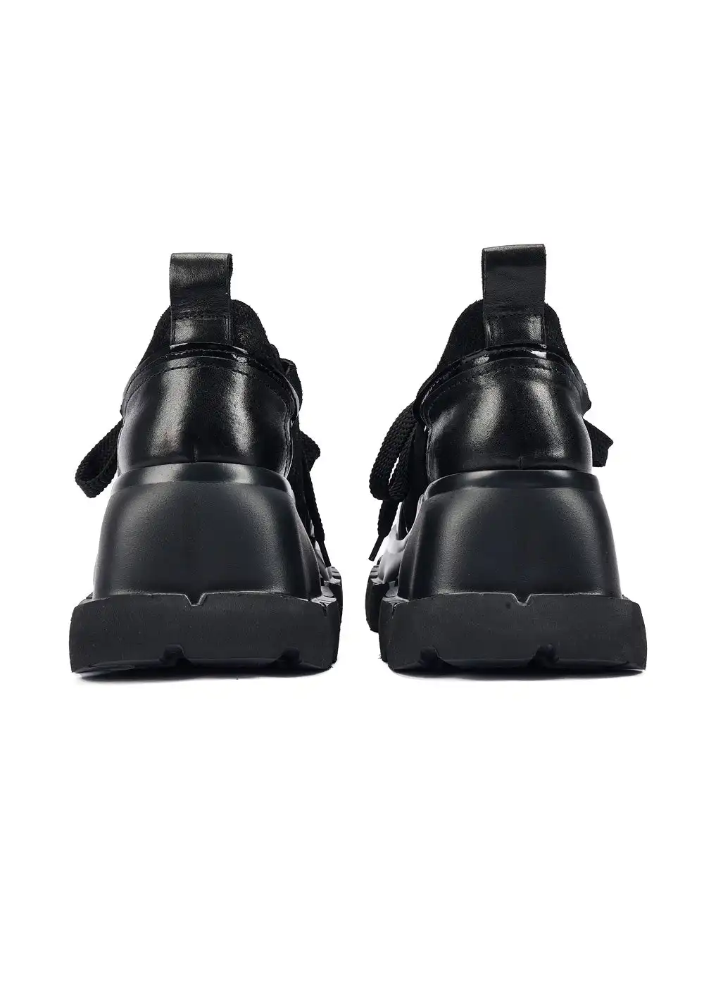 NEXT IMPULSIVE丨"Nocturne Creed" Platform Lace-up Shoes