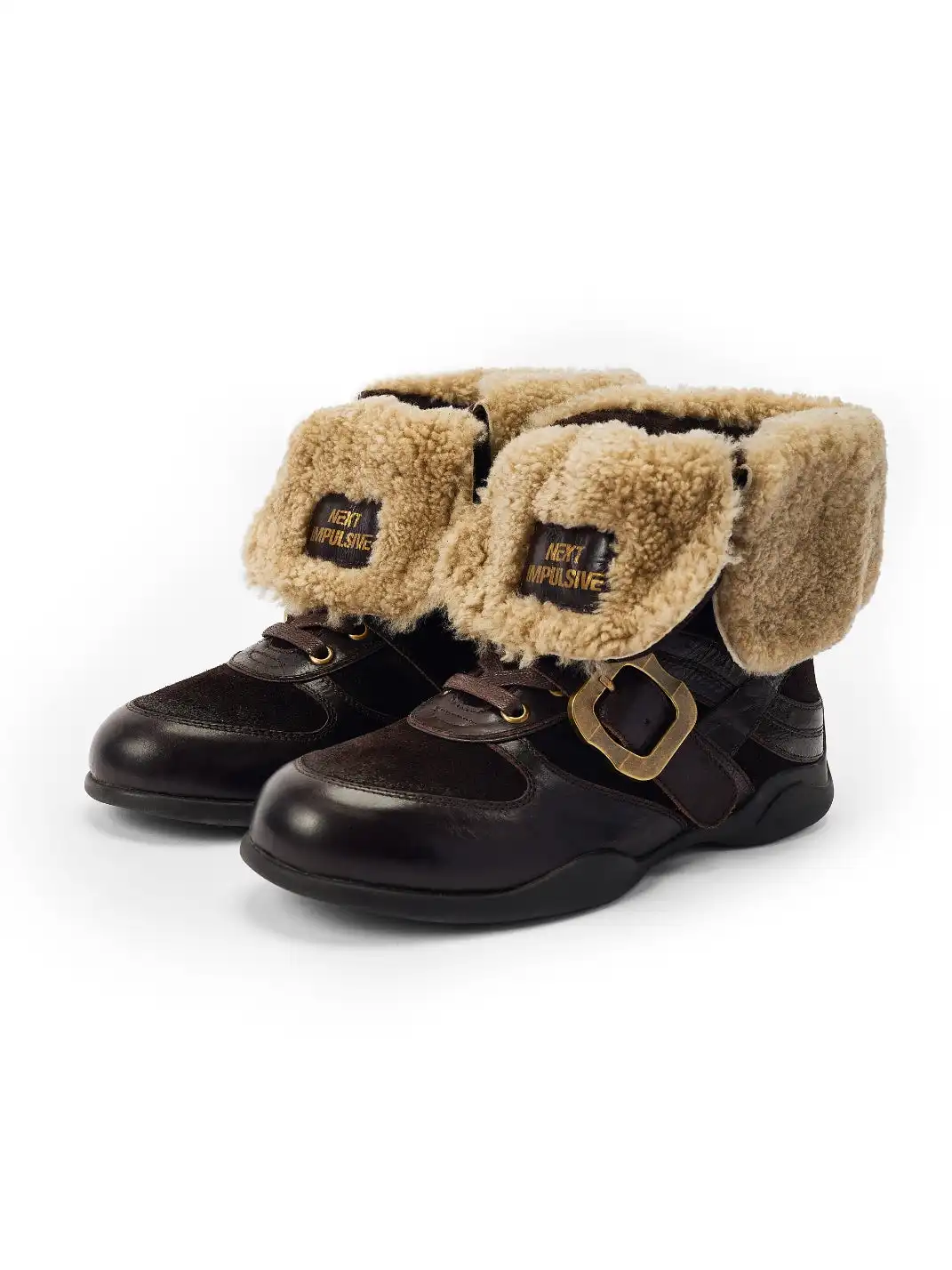 NEXT IMPULSIVE丨"WildWest Navajo" Boots - Vintage Dark Brown