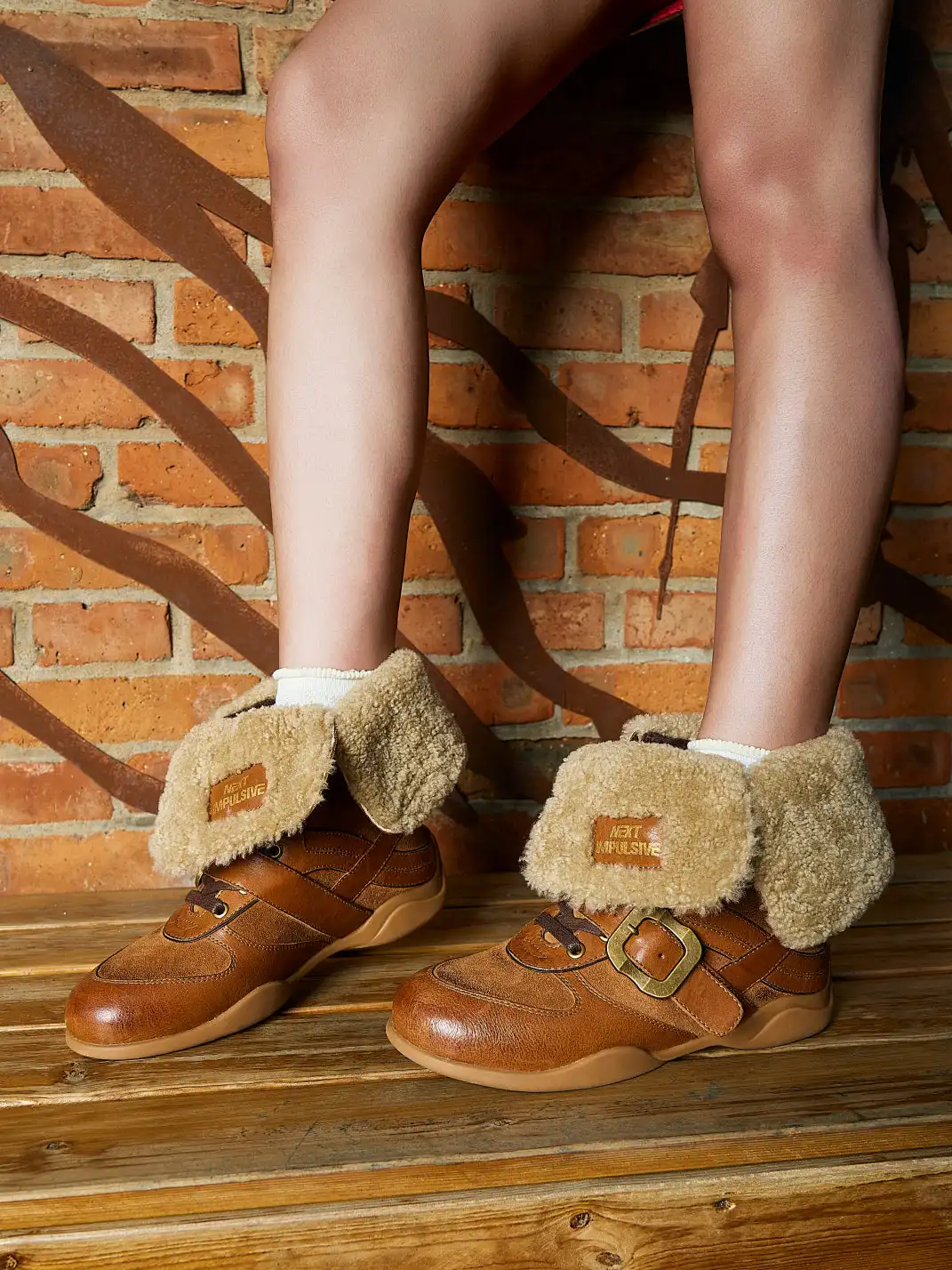 NEXT IMPULSIVE丨"WildWest Navajo" Boots - Brown