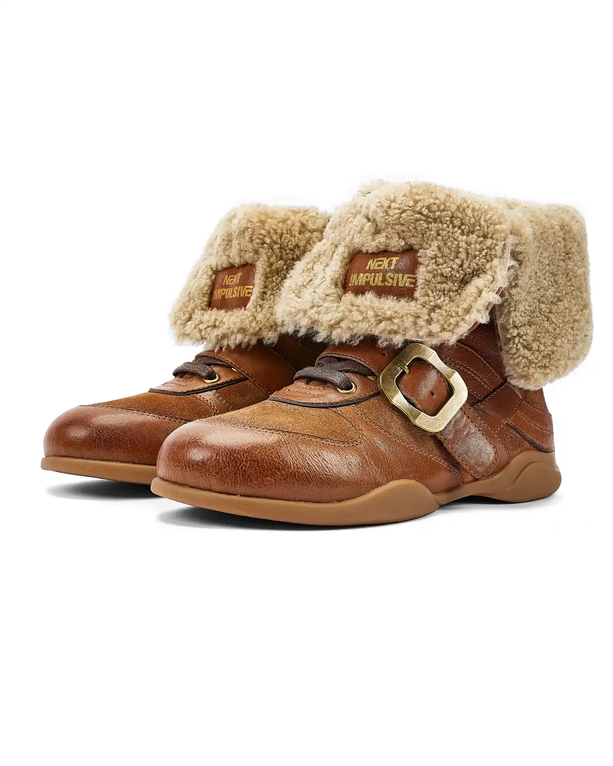 NEXT IMPULSIVE丨"WildWest Navajo" Boots - Brown