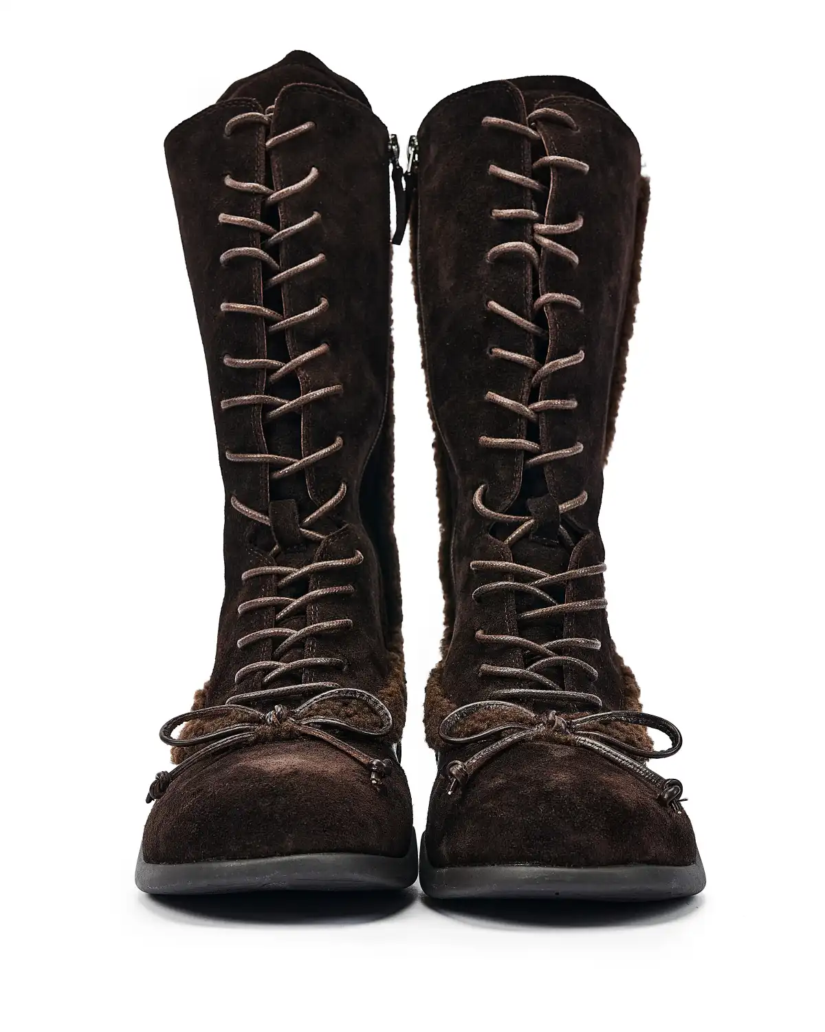 NEXT IMPULSIVE丨"WildWest Mohican" Boots - Dusty Brown/Black