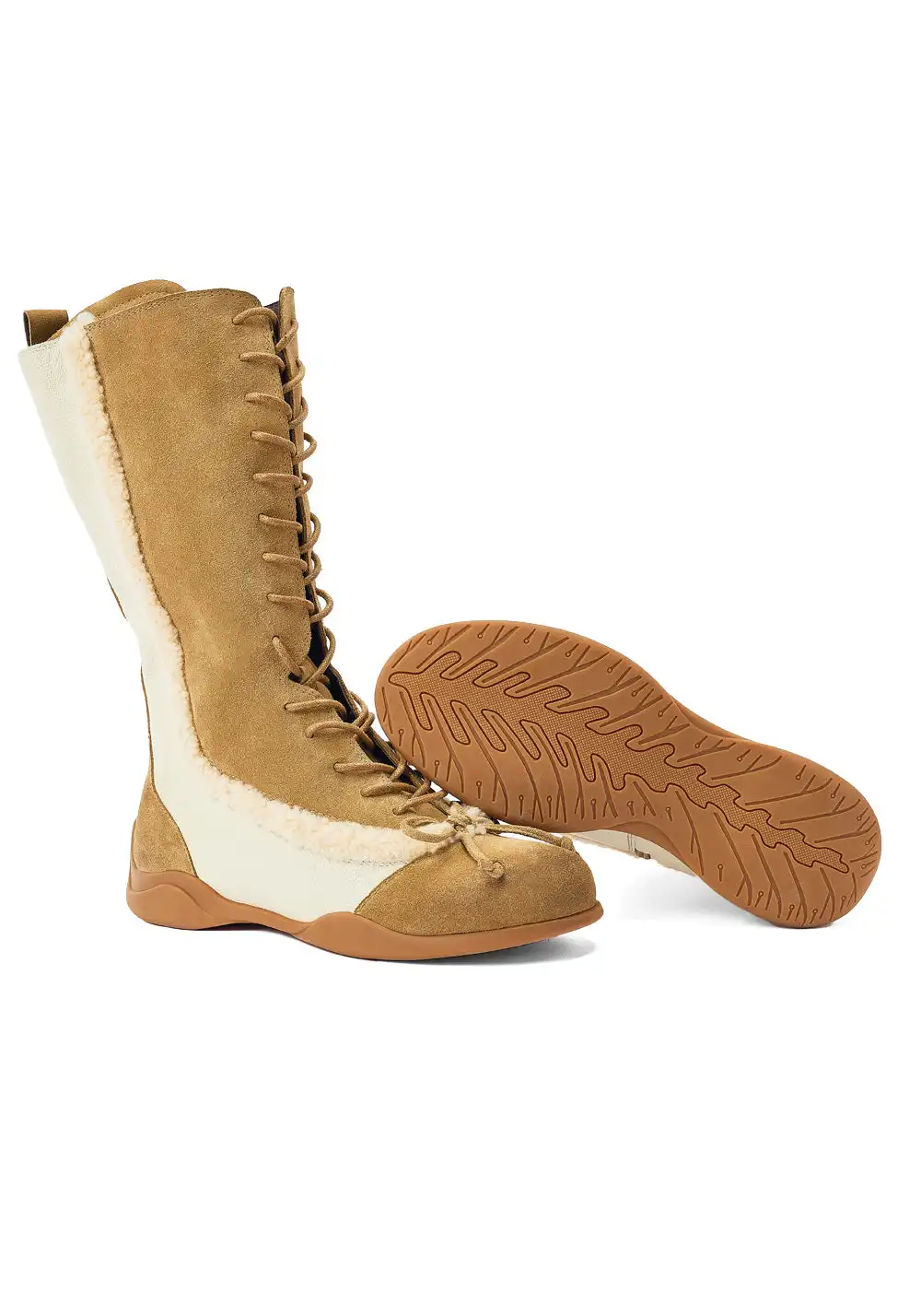 NEXT IMPULSIVE丨"WildWest Mohican" Boots - Butter/Light Brown