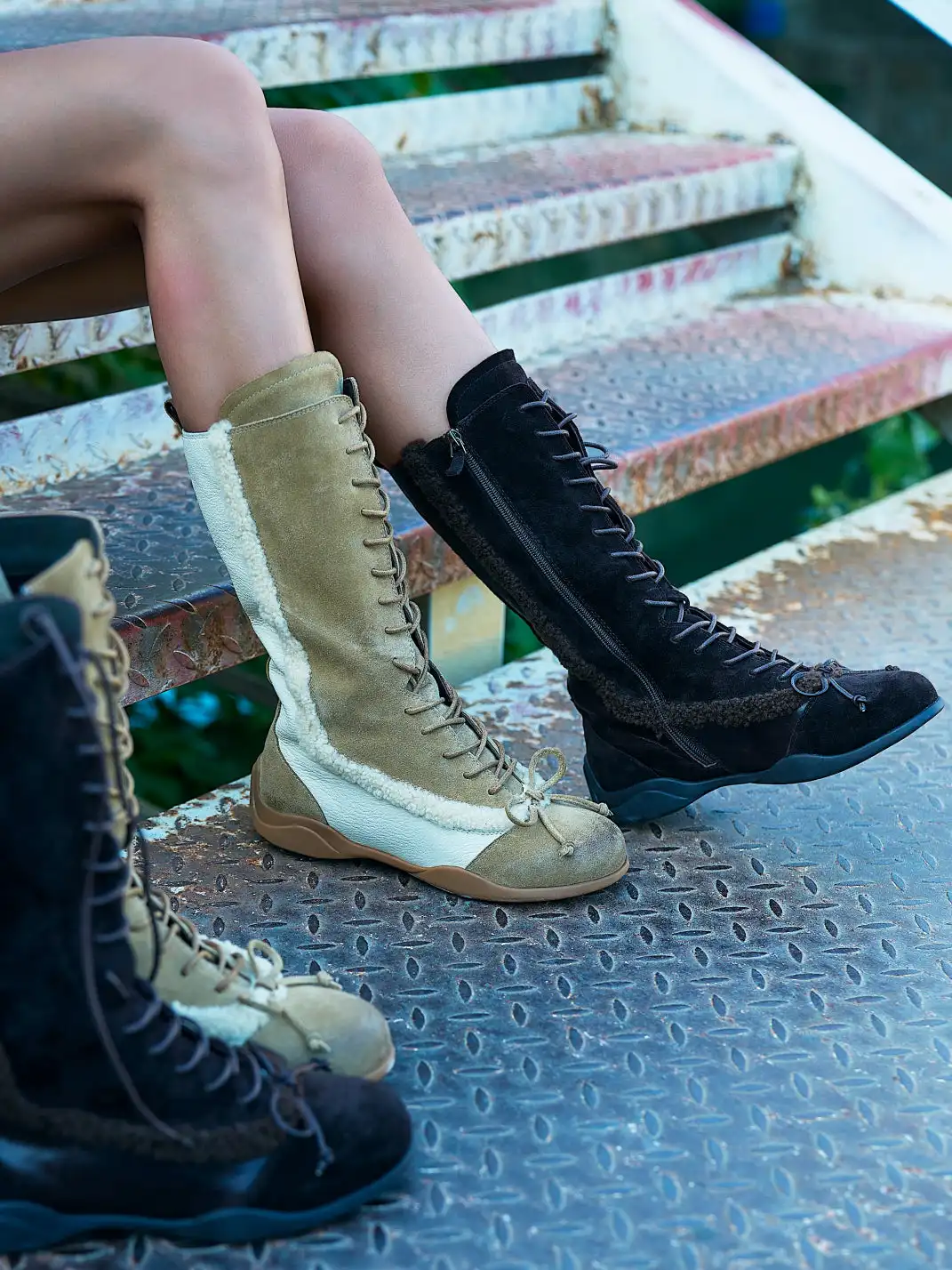 NEXT IMPULSIVE丨"WildWest Mohican" Boots - Butter/Light Brown