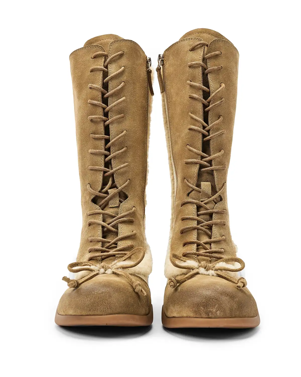 NEXT IMPULSIVE丨"WildWest Mohican" Boots - Butter/Light Brown