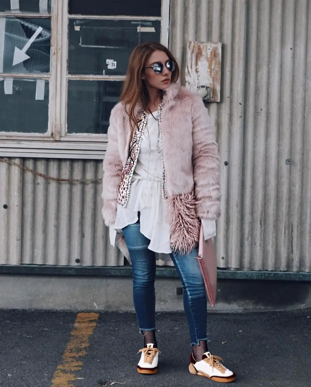NEXT IMPULSIVE丨Yeti Contrast Color Fur Shoes