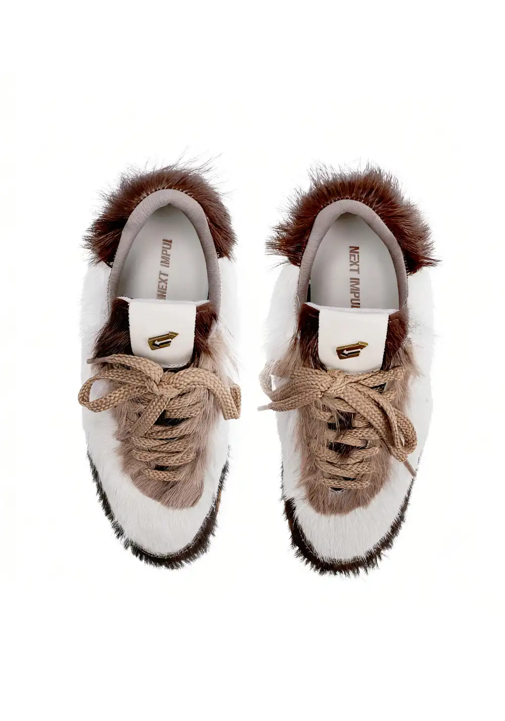 NEXT IMPULSIVE丨Yeti Contrast Color Fur Shoes