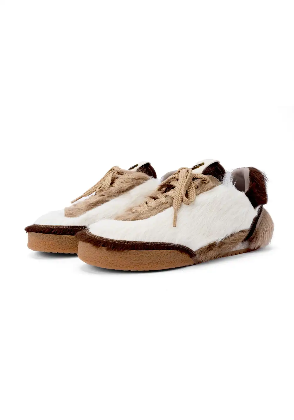 NEXT IMPULSIVE丨Yeti Contrast Color Fur Shoes