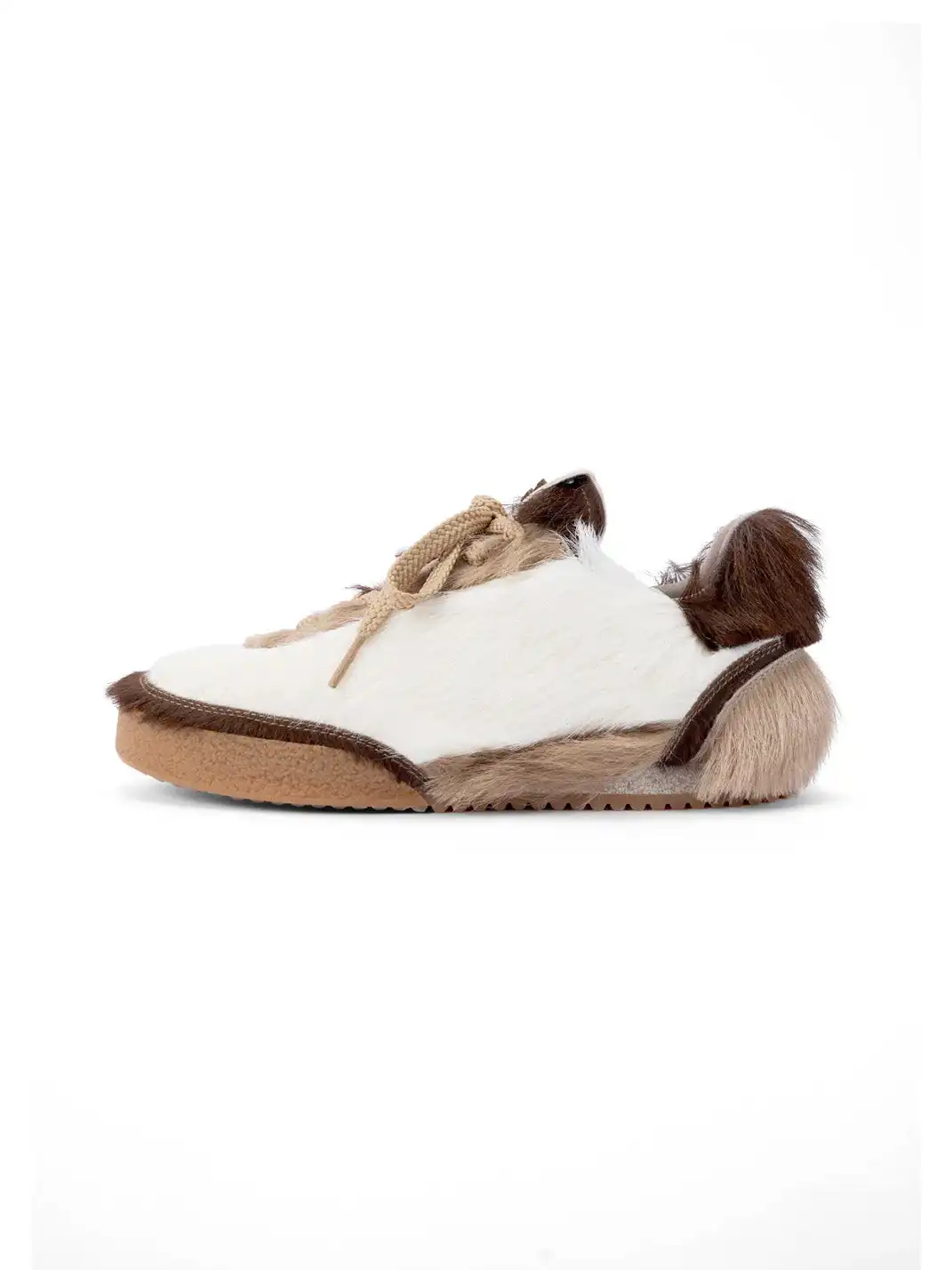 NEXT IMPULSIVE丨Yeti Contrast Color Fur Shoes
