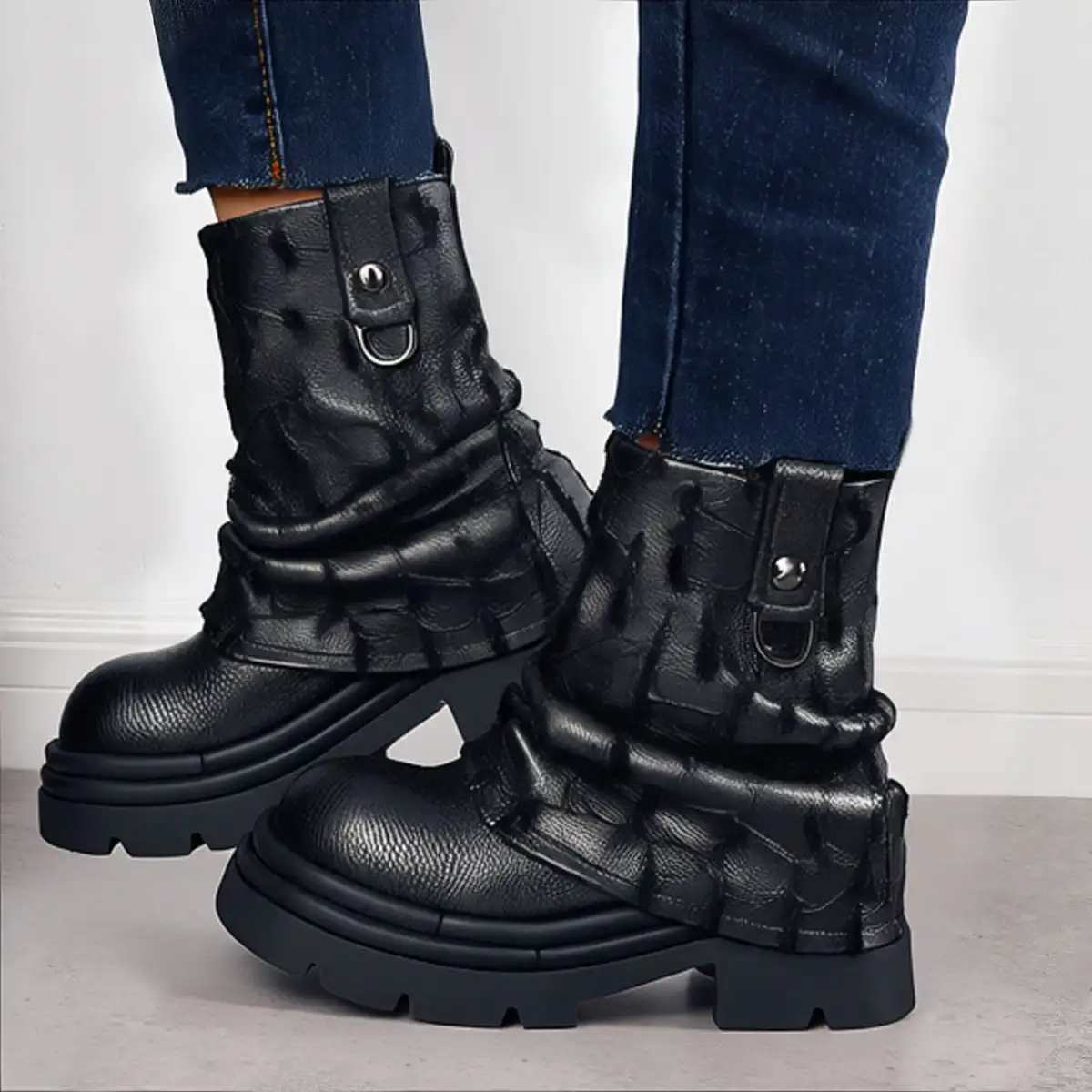 NEXT IMPULSIVE丨"Blacksmith" Boots - Black
