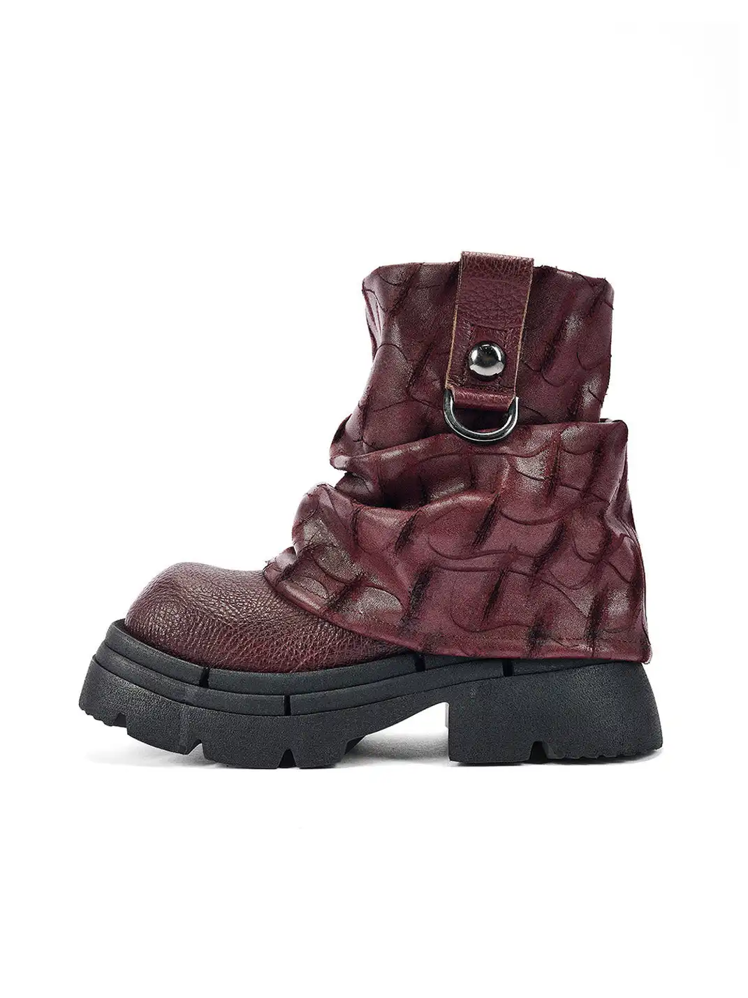 NEXT IMPULSIVE丨"Blacksmith" Boots - Wine Red