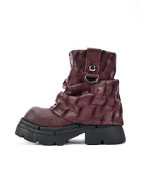 NEXT IMPULSIVE丨"Blacksmith" Boots - Wine Red