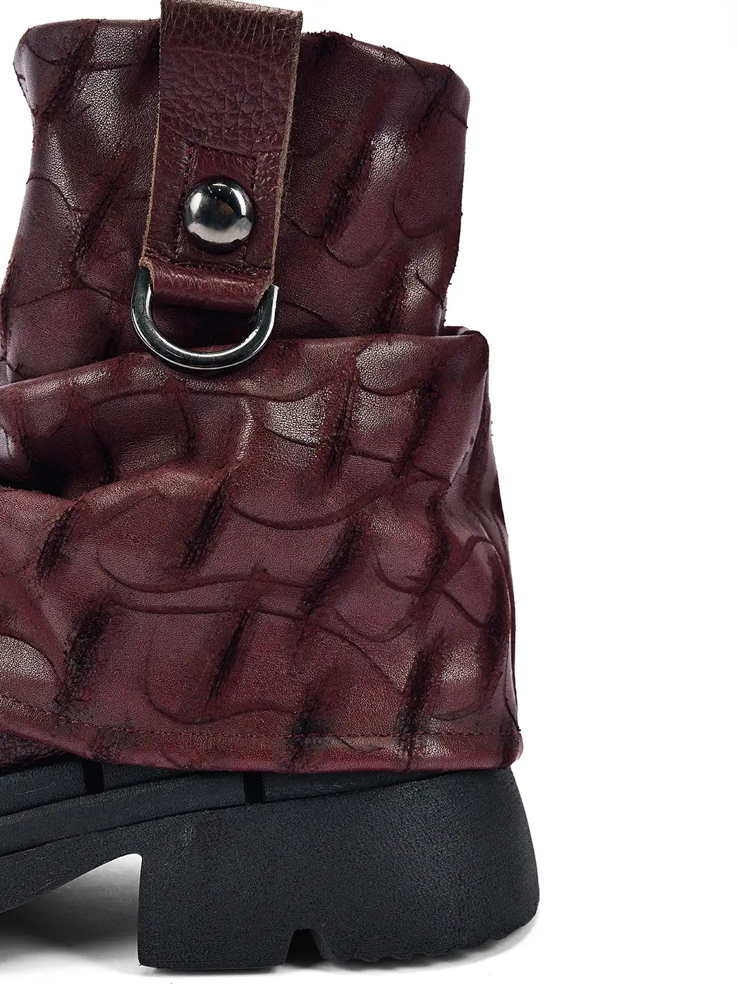 NEXT IMPULSIVE丨"Blacksmith" Boots - Wine Red