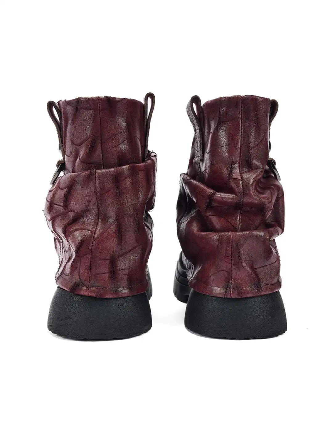 NEXT IMPULSIVE丨"Blacksmith" Boots - Wine Red
