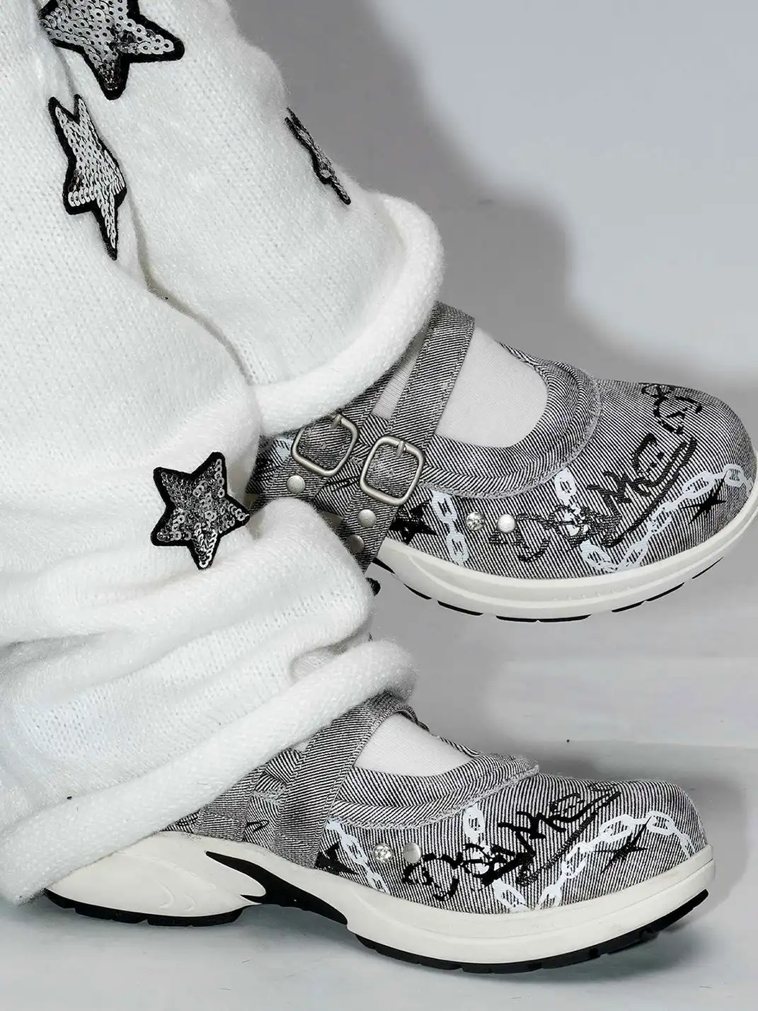 MULE DONKEY | "Punk Ballet" Hybrid Strapped Mary Jane Trainer