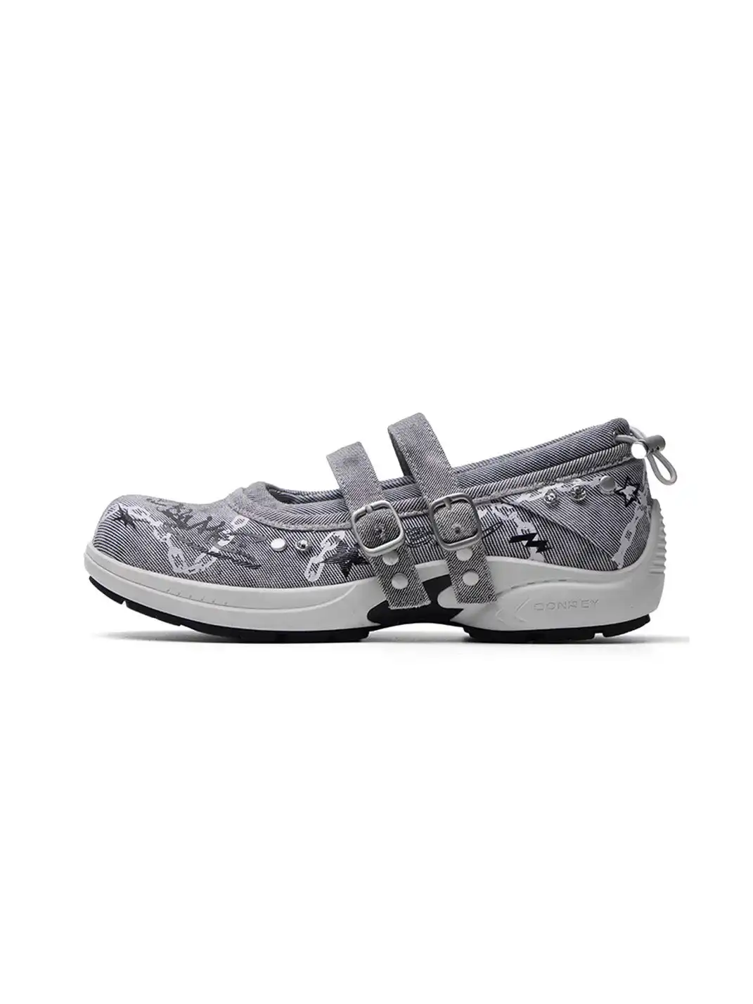 MULE DONKEY | "Punk Ballet" Hybrid Strapped Mary Jane Trainer