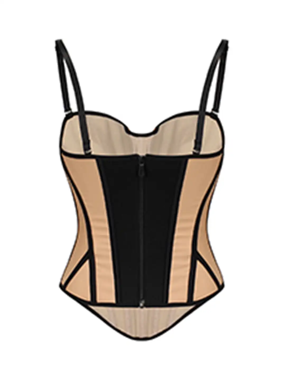 BUM STUDIO | Double-Layer Boned Bustier Top