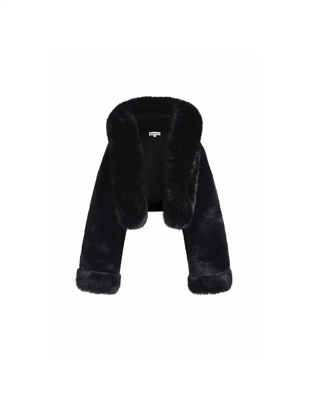 BUM STUDIO | Short Plush Hooded Jacket