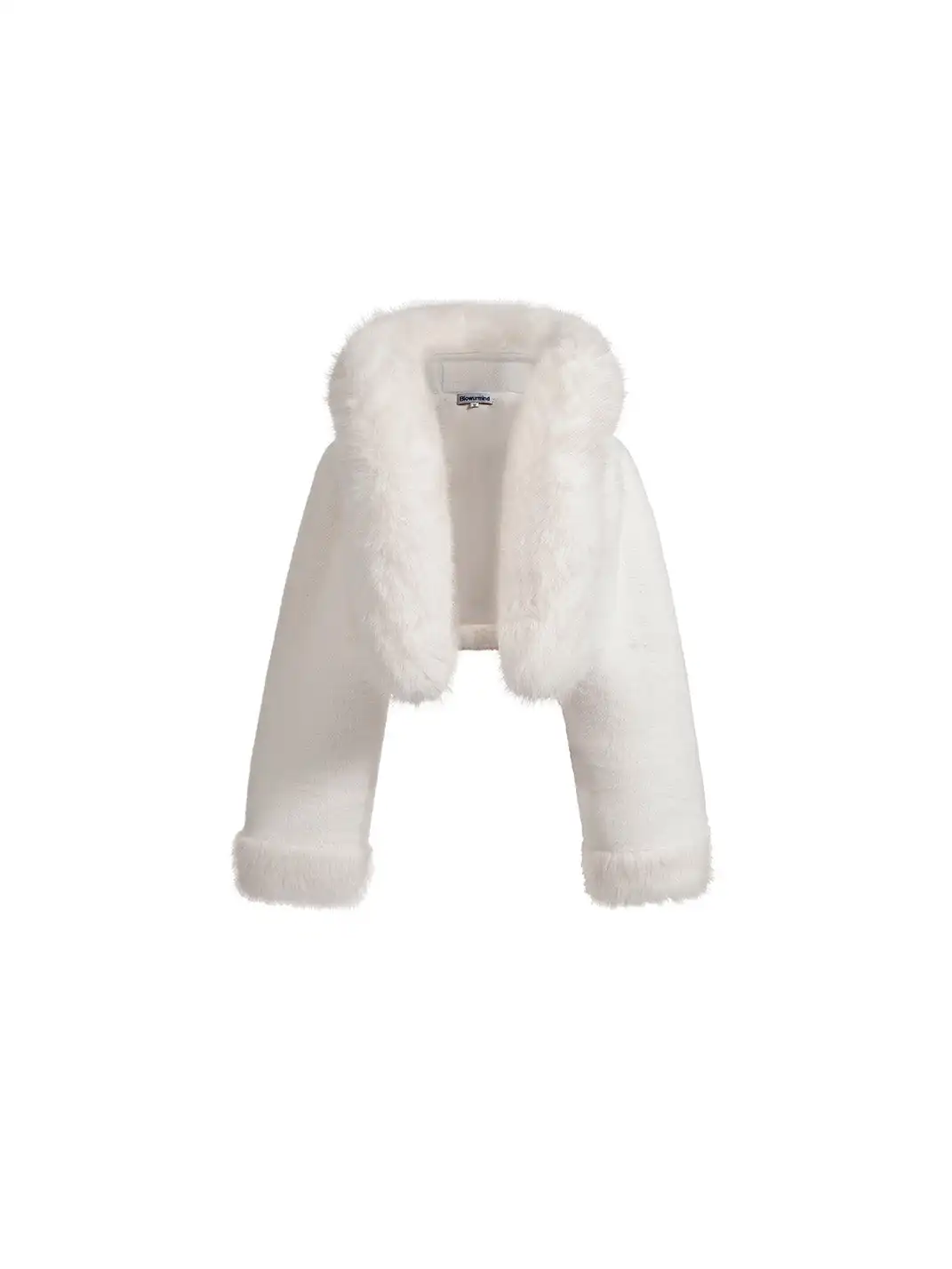 BUM STUDIO | Short Plush Hooded Jacket