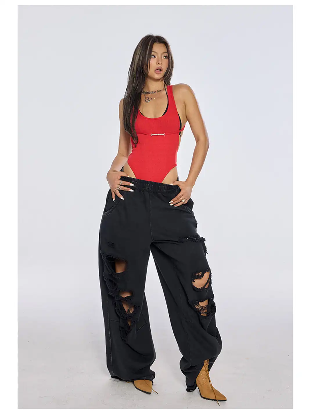 BUM STUDIO | Hand-Distressed Sweatpants