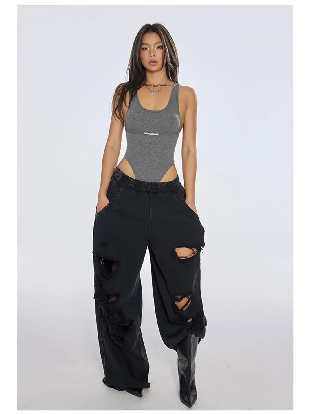 BUM STUDIO | Hand-Distressed Sweatpants