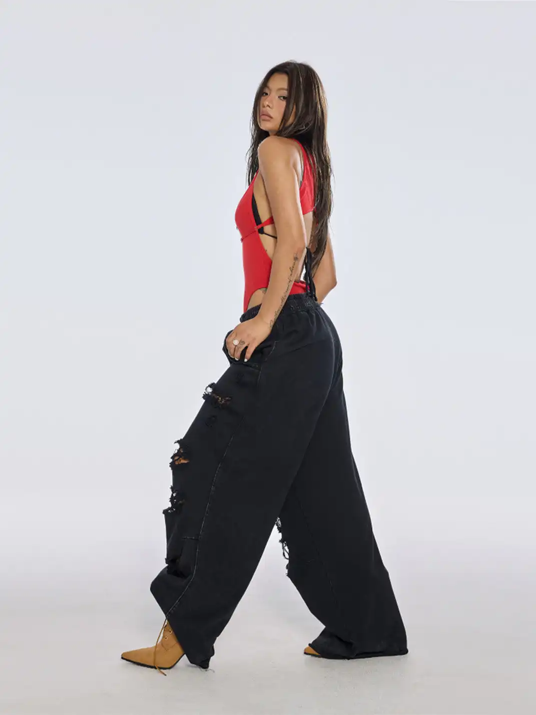BUM STUDIO | Hand-Distressed Sweatpants