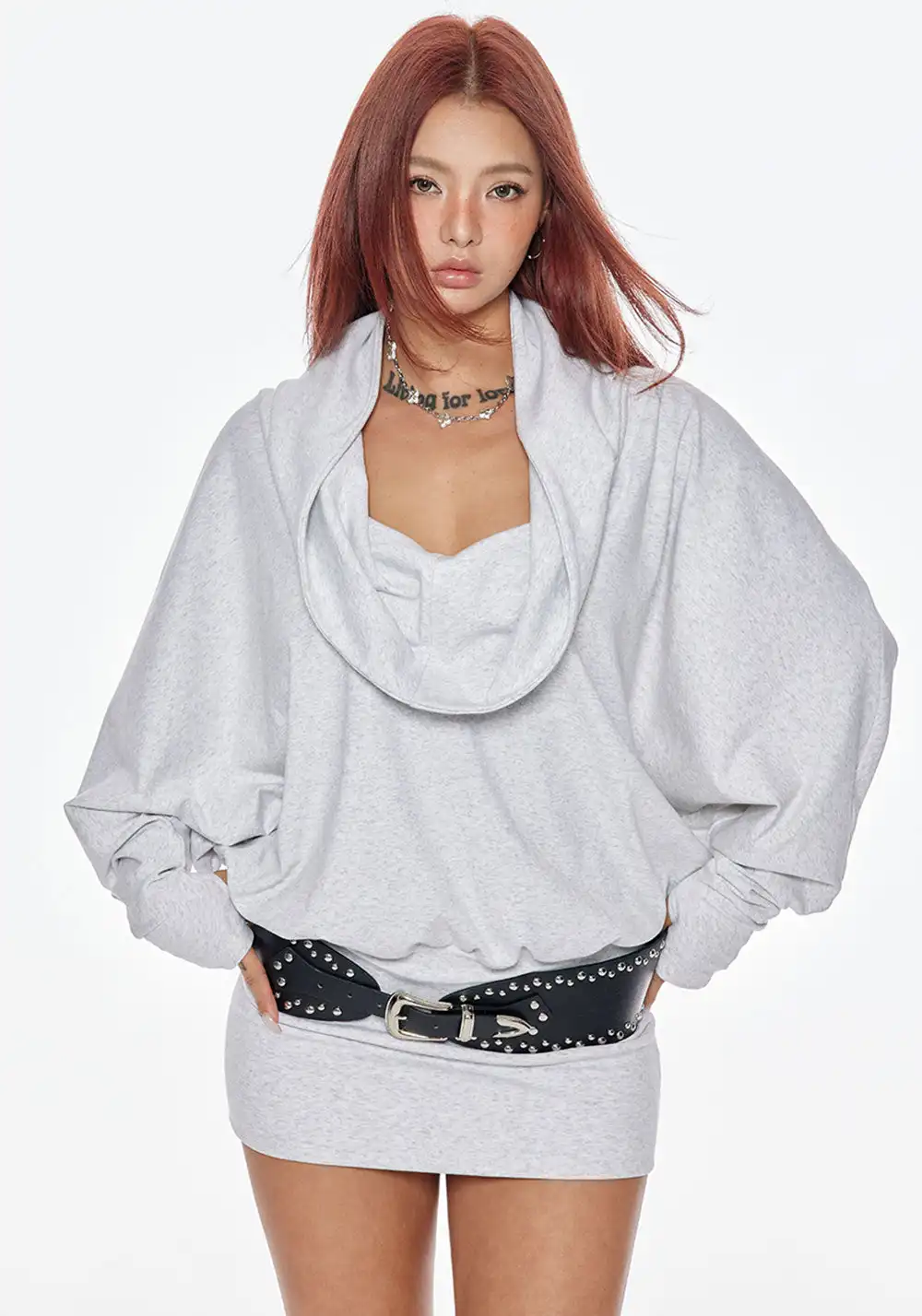 BUM STUDIO | Layered Hoodie Sport Dress