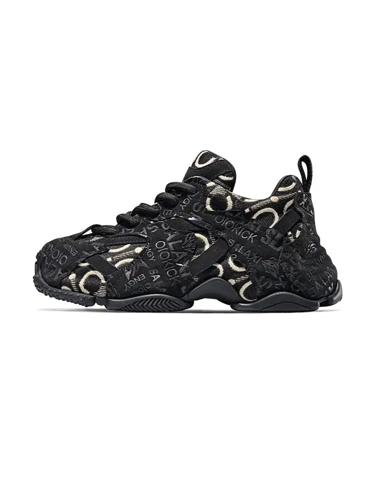 SALAXI | Embroidery Logo Print Chunky Dad Sneakers