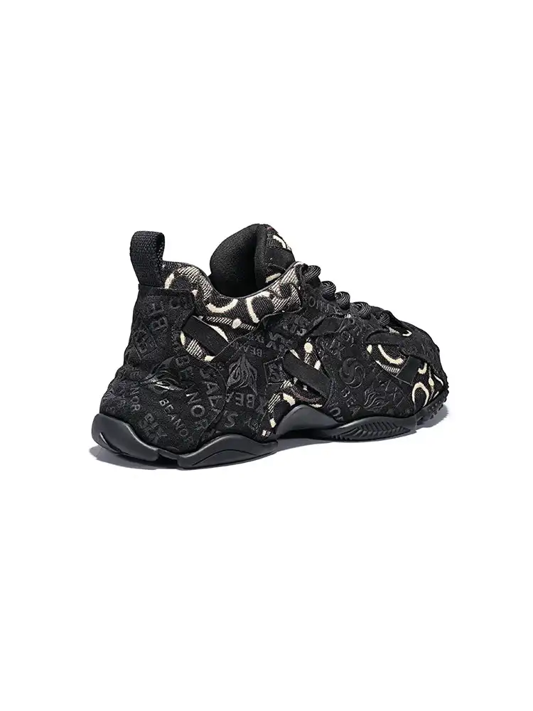 SALAXI | Embroidery Logo Print Chunky Dad Sneakers
