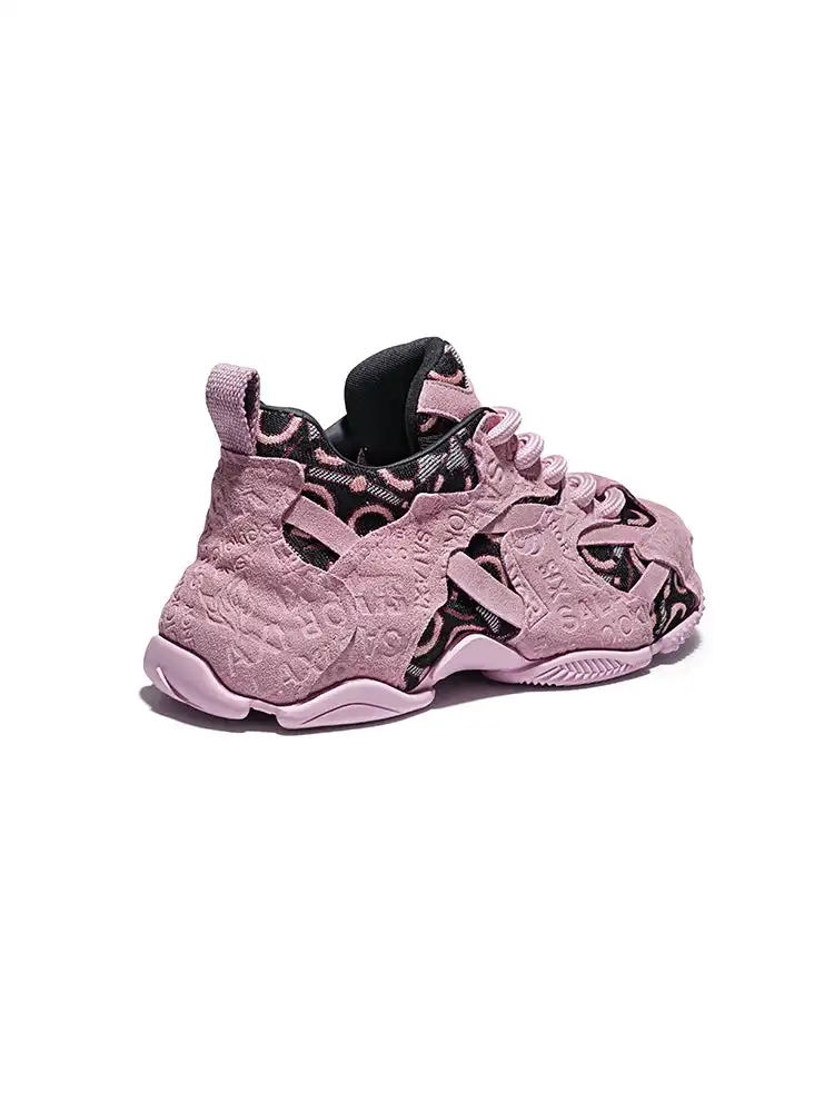 SALAXI | Embroidery Logo Print Chunky Dad Sneakers