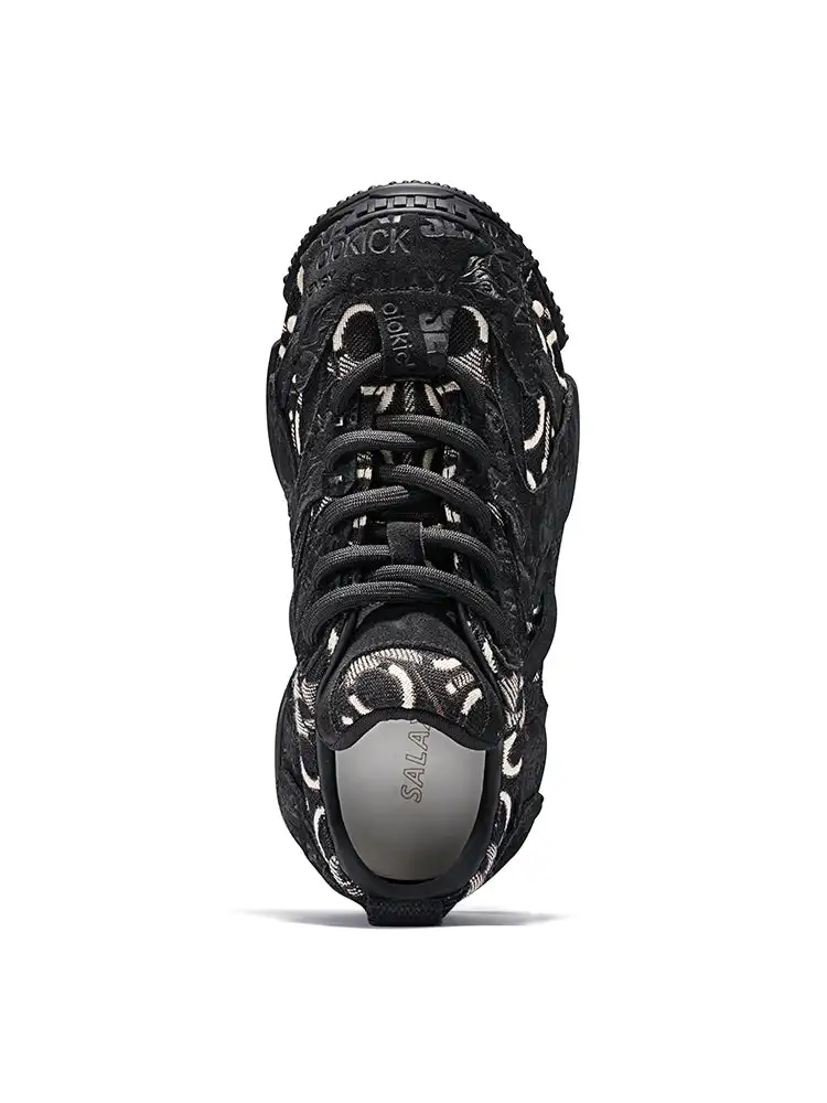 SALAXI | Embroidery Logo Print Chunky Dad Sneakers