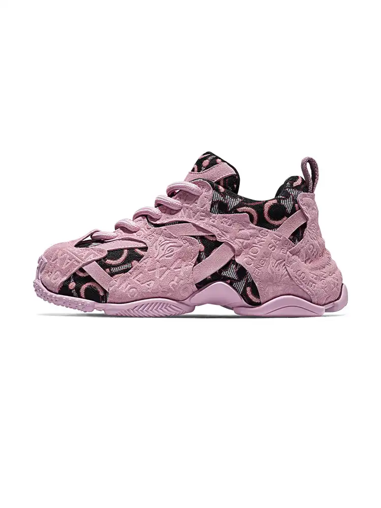SALAXI | Embroidery Logo Print Chunky Dad Sneakers