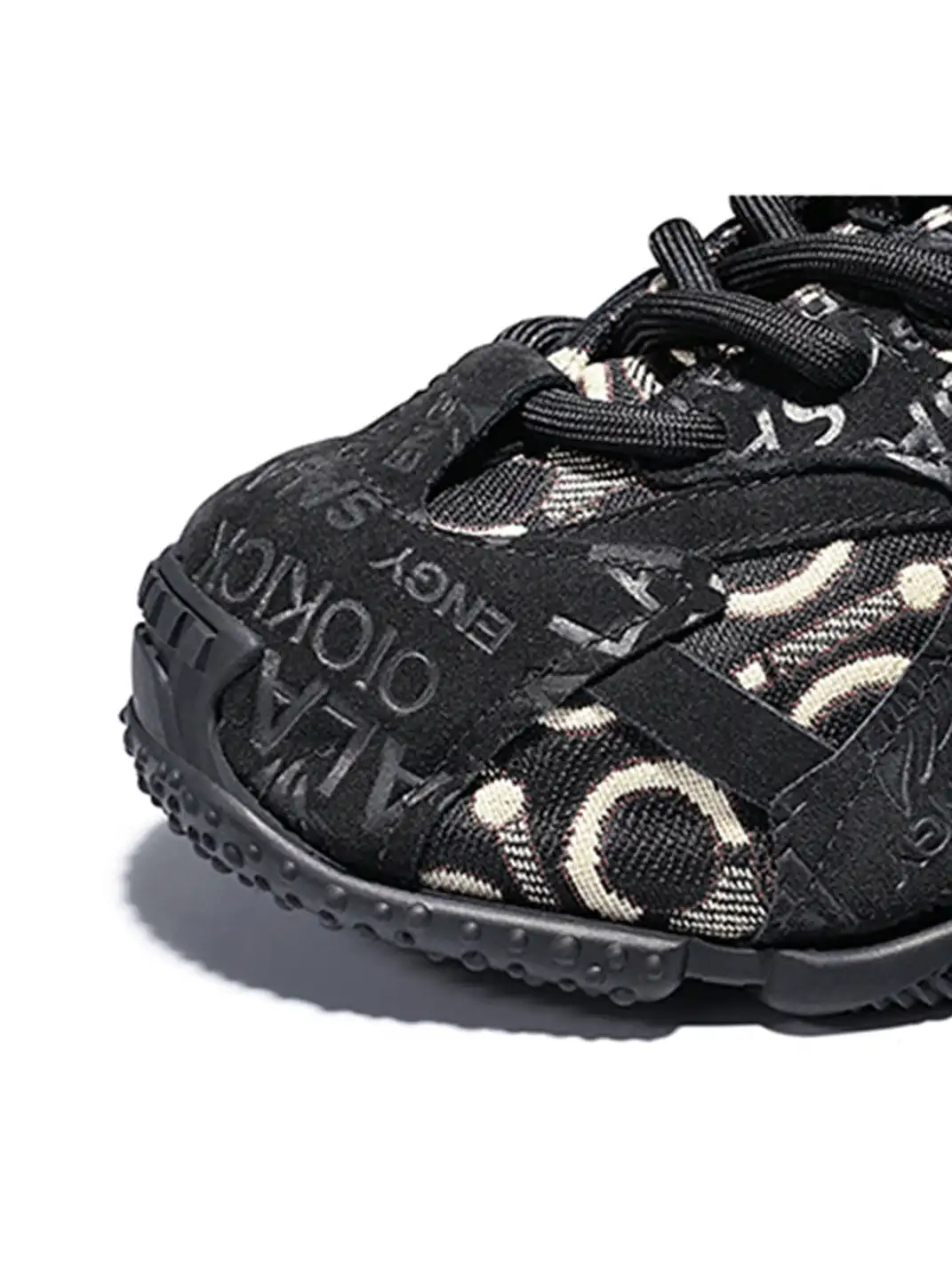 SALAXI | Embroidery Logo Print Chunky Dad Sneakers