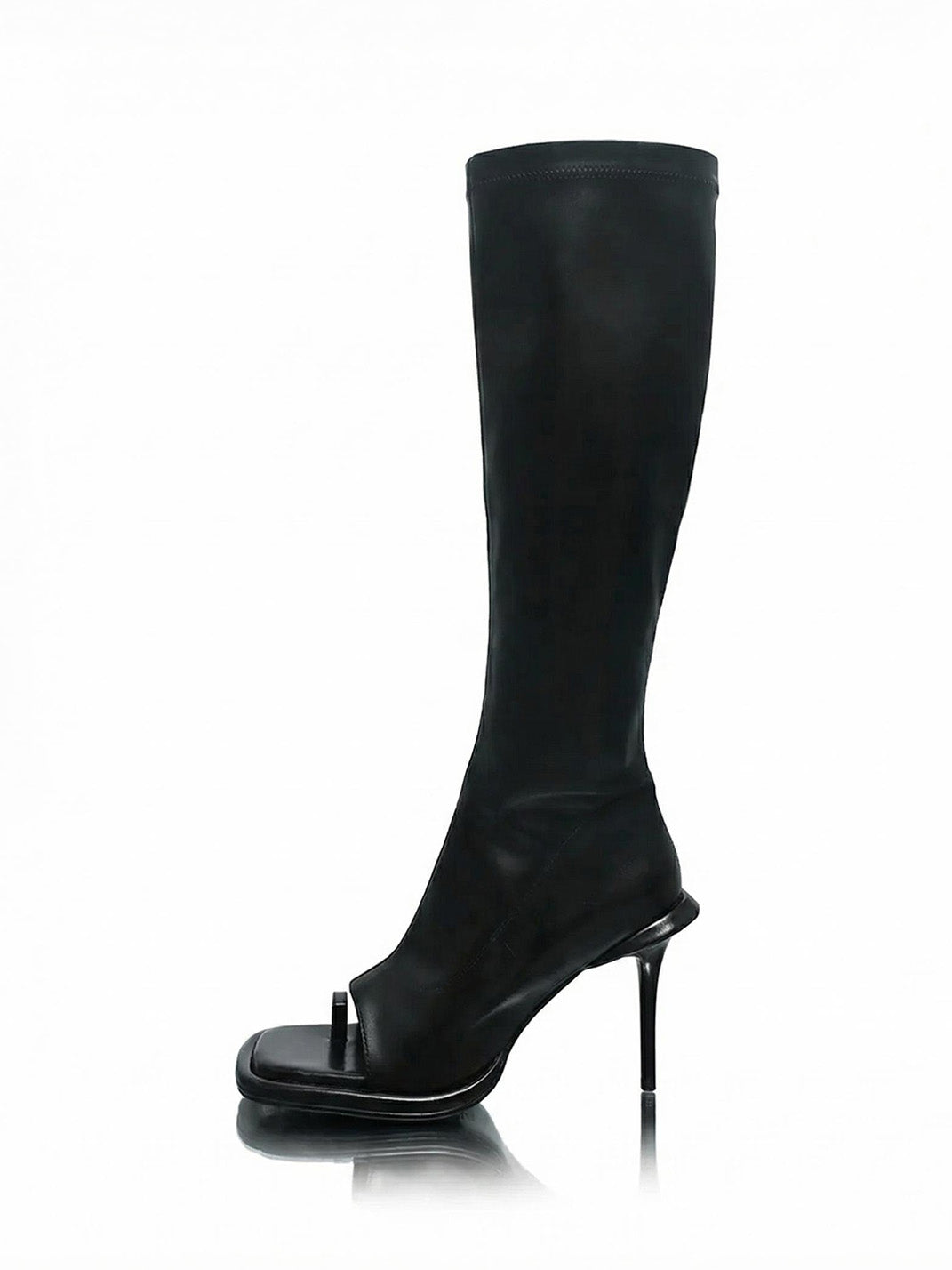 UnicornBlood | Peep Toe Round Toe Stretch Boots | PSYLOS1
