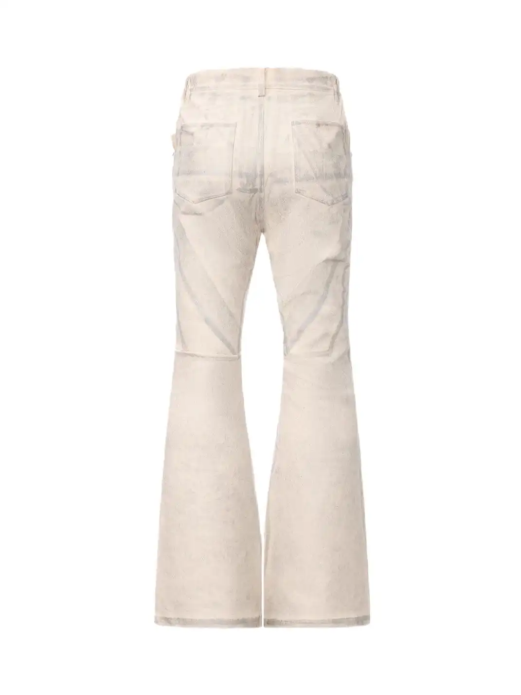 Disark│Vintage Distressed Coated Flared Pants