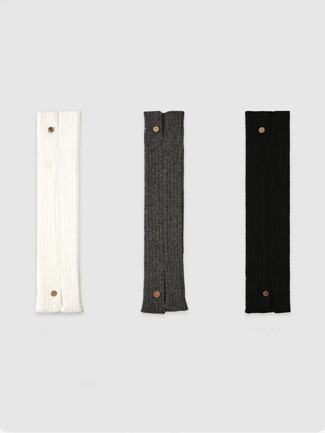 Renaissance丨Button Knit Long Fold-Over Leg Warmers